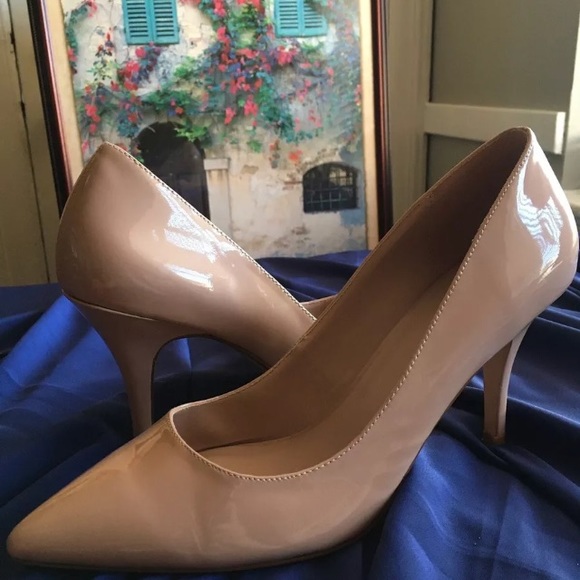 Dune London Rose Nude Beige Heel Pumps Stilettos - Picture 8 of 13